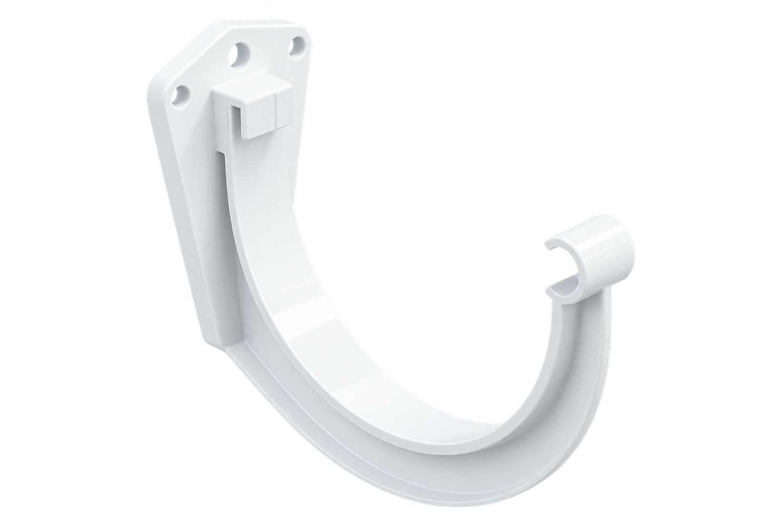 Support gouttières demi-rondes en PVC G120 mm
