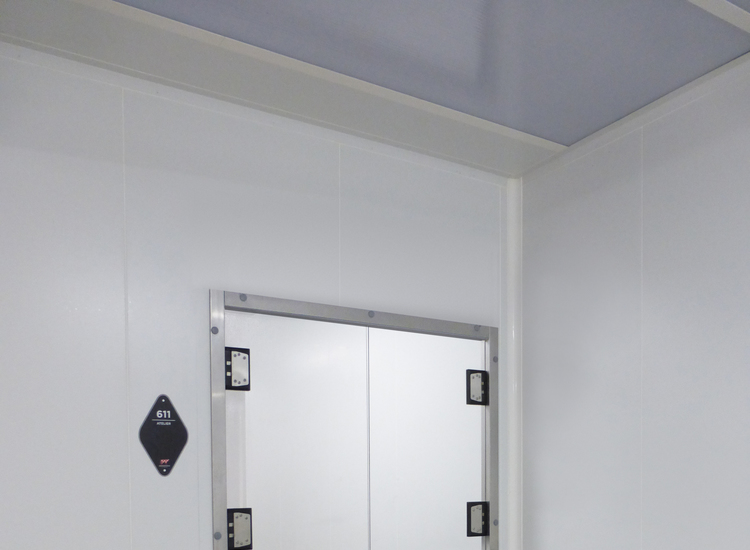 Pendeldeur dubbel transparant CCD07 INOX C - 1800x2400mm