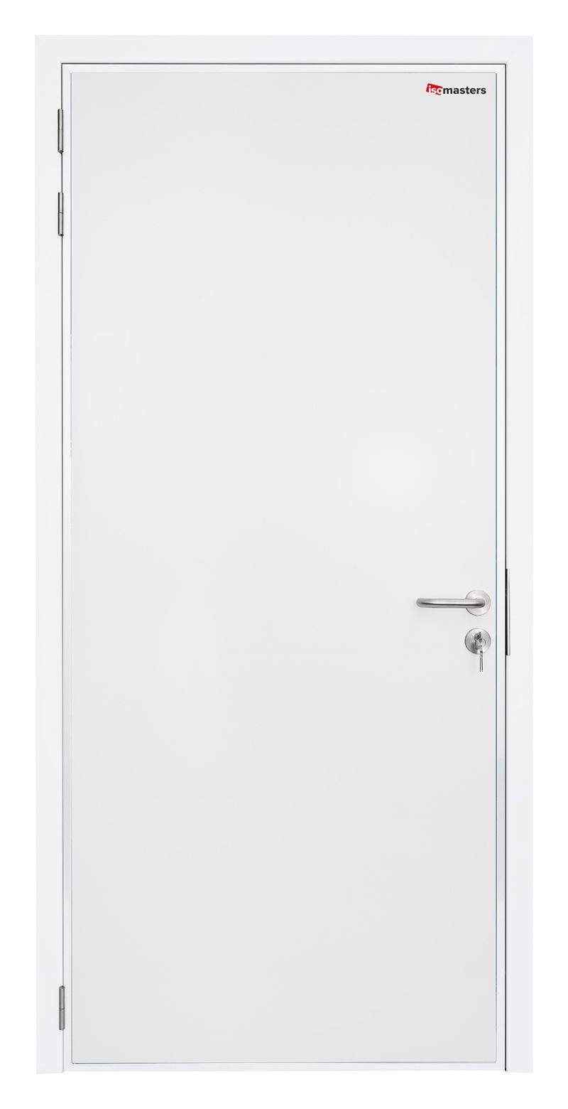 Bedrijfsdraaideur enkel SMART RAL9010 LINKS - 0800x2100mm