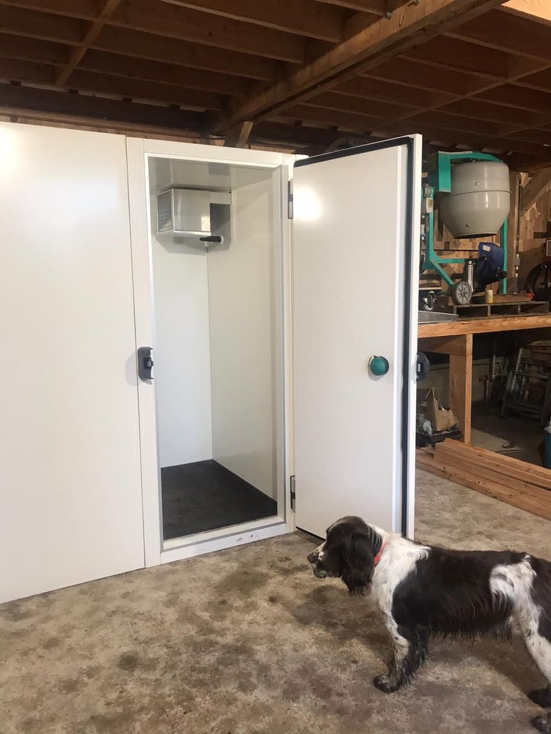 Koelcel met vloer Minibox 3000 x 1200 x 1940 (koelunit inclus (NCO14) TWEEDEHANDS