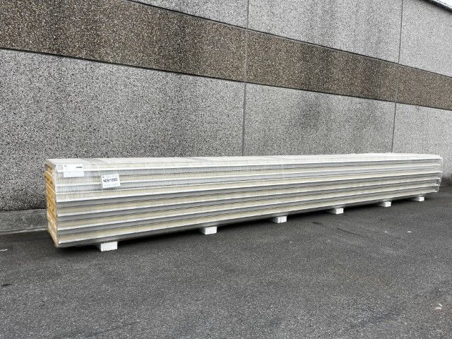 Isolatie dakpanelen DAK 3 / 60 mm RAL 9002 - 12 lengtes 8450 mm (NCS112203)