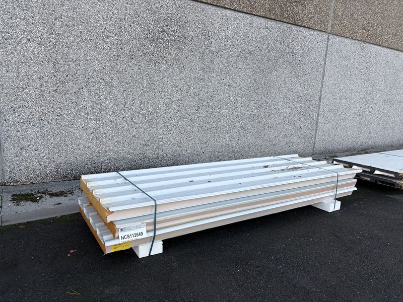 Isolatie dakpanelen DAK4 ECO 100 mm RAL 9002 - 3 lengtes 3000 mm (NCS112649)