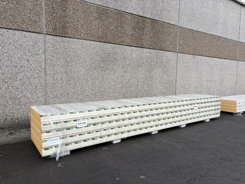 Sandwichpanelen 150 mm 5 lengtes 6000 mm (NCS112708)