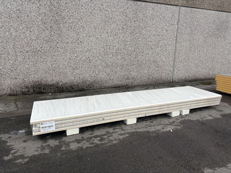 Sandwichpanelen 60 mm 3 x 4000 + 1 x 3940 mm (NCS112873)