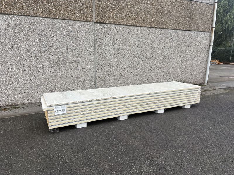 Sandwichpanelen 60 mm 8 lengtes 4000 mm (NCS112882)