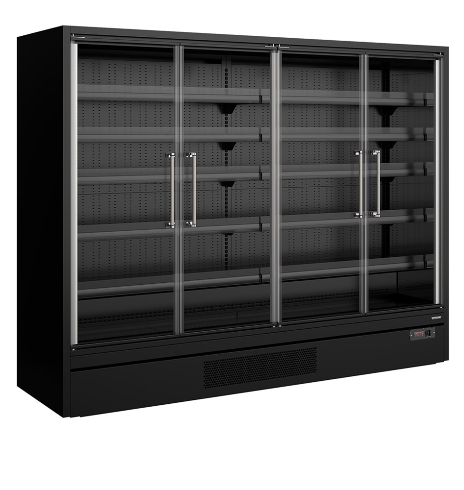 Multideckkoeler, supermarkt Galaxy+ GP26FGD Black